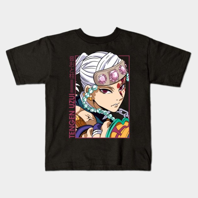 Tengen Uzui Sound Hashira - Demon Slayer Kids T-Shirt by Otaku Vibes