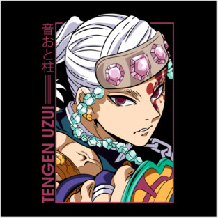Tengen Uzui Sound Hashira - Demon Slayer Posters and Art