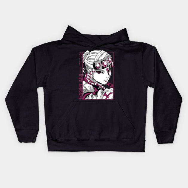 Uzui Sound Hashira - Demon Slayer Kids Hoodie by Otaku Vibes