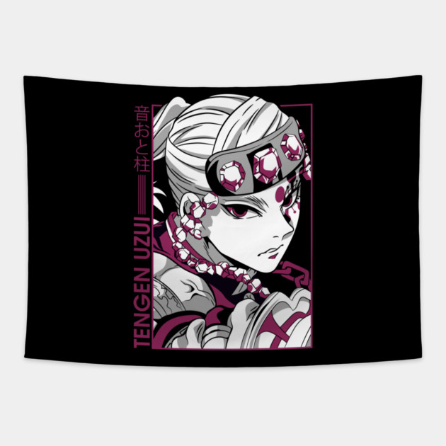 Uzui Sound Hashira - Demon Slayer Tapestry by Otaku Vibes