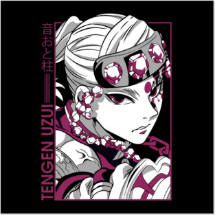 Uzui Sound Hashira - Demon Slayer Posters and Art