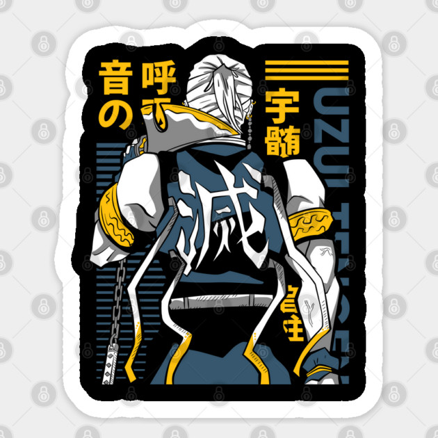 Demon Slayer Tengen Uzui with Dual Blades Sticker by Otaku Vibes
