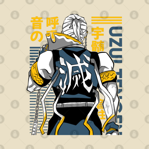 Demon Slayer Tengen Uzui with Dual Blades by Otaku Vibes