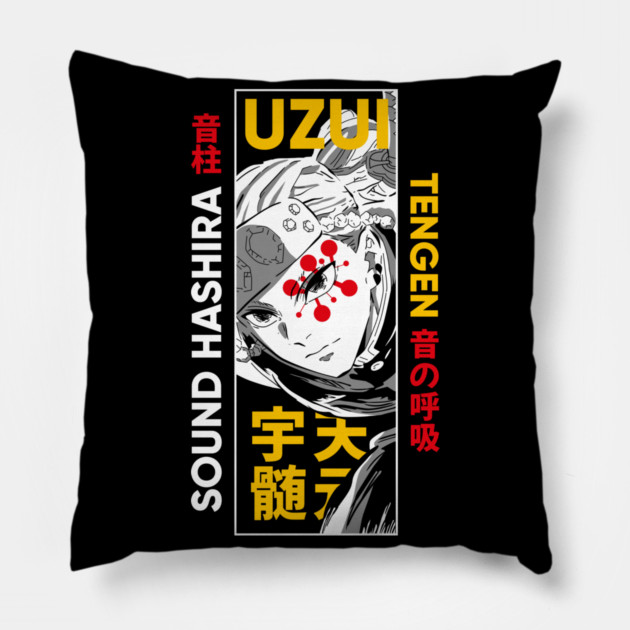 Uzui Sound Hashira - Kimetsu no Yaiba Pillow by Otaku Vibes