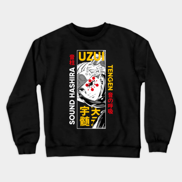 Uzui Sound Hashira - Kimetsu no Yaiba Crewneck Sweatshirt by Otaku Vibes