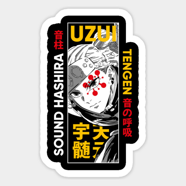 Uzui Sound Hashira - Kimetsu no Yaiba Magnet by Otaku Vibes