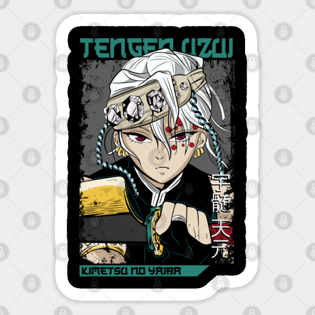 Kimetsu no Yaiba - Uzui Sticker by Otaku Vibes