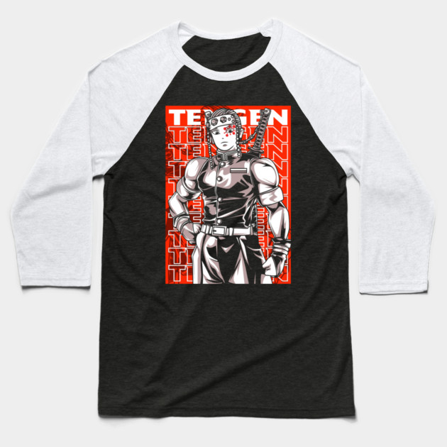 Kimetsu no Yaiba - Tengen Uzui Baseball T-Shirt by Otaku Vibes