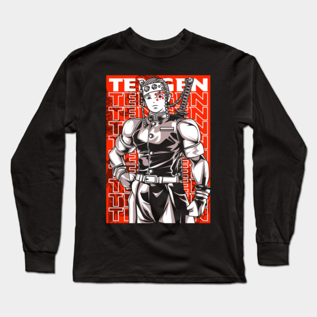 Kimetsu no Yaiba - Tengen Uzui Long Sleeve T-Shirt by Otaku Vibes