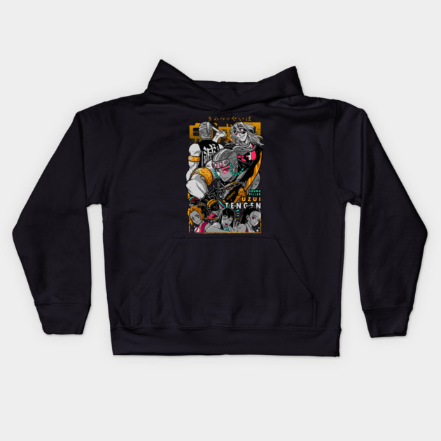 Kimetsu no Yaiba - Uzui Cool Design Kids Hoodie by Otaku Vibes