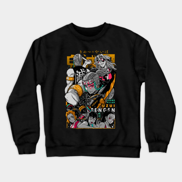 Kimetsu no Yaiba - Uzui Cool Design Crewneck Sweatshirt by Otaku Vibes