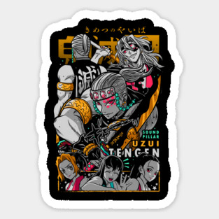 Kimetsu no Yaiba - Uzui Cool Design Magnet