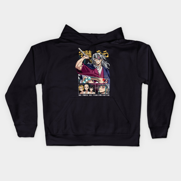 Demon Slayer Tengen Uzui Kids Hoodie by Otaku Vibes