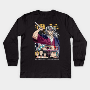 Demon Slayer Tengen Uzui Kids Long Sleeve T-Shirt