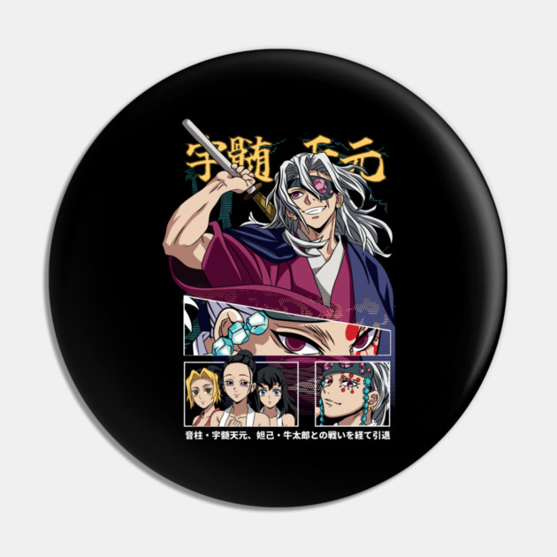 Demon Slayer Tengen Uzui Pin by Otaku Vibes