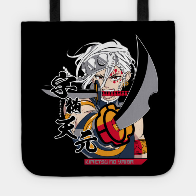 Demon Slayer Tengen Uzui Ready to Fight Tote by Otaku Vibes