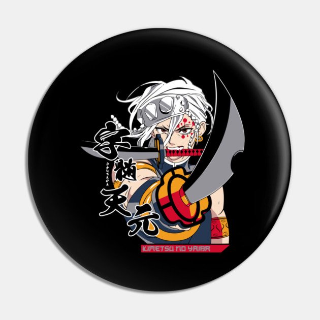 Demon Slayer Tengen Uzui Ready to Fight Pin by Otaku Vibes