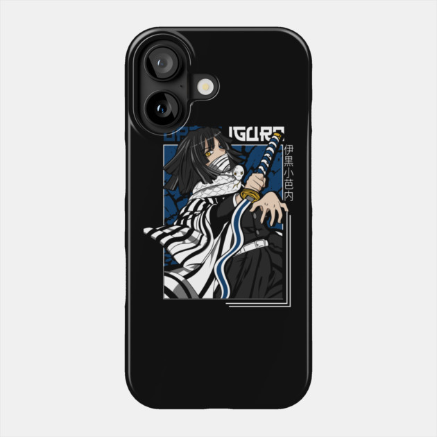 Demon Slayer Obanai Serpent Hashira Art Phone Case by Otaku Vibes