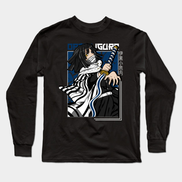 Demon Slayer Obanai Serpent Hashira Art Long Sleeve T-Shirt by Otaku Vibes