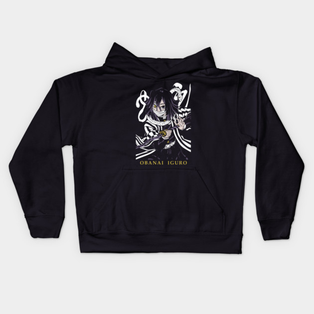 Demon Slayer Obanai Serpent Breathing Kids Hoodie by Otaku Vibes
