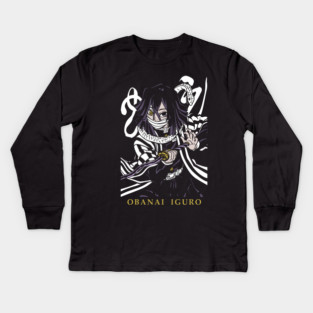 Demon Slayer Obanai Serpent Breathing Kids Long Sleeve T-Shirt