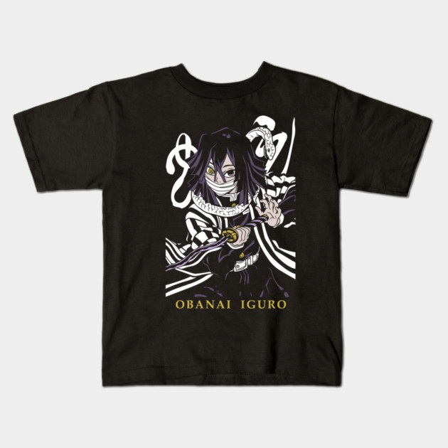 Demon Slayer Obanai Serpent Breathing Kids T-Shirt by Otaku Vibes