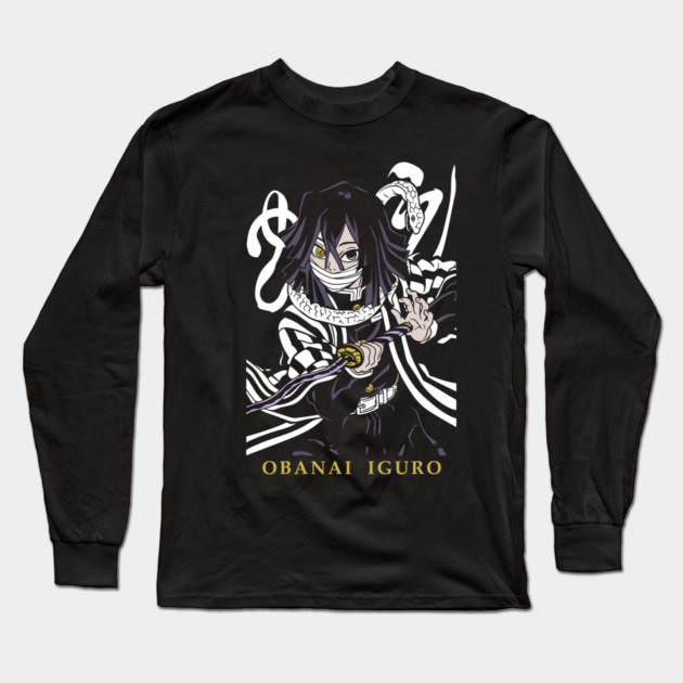 Demon Slayer Obanai Serpent Breathing Long Sleeve T-Shirt by Otaku Vibes