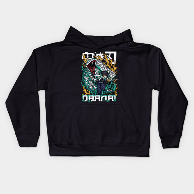 Demon Slayer - Obanai Iguro Kids Hoodie by Otaku Vibes