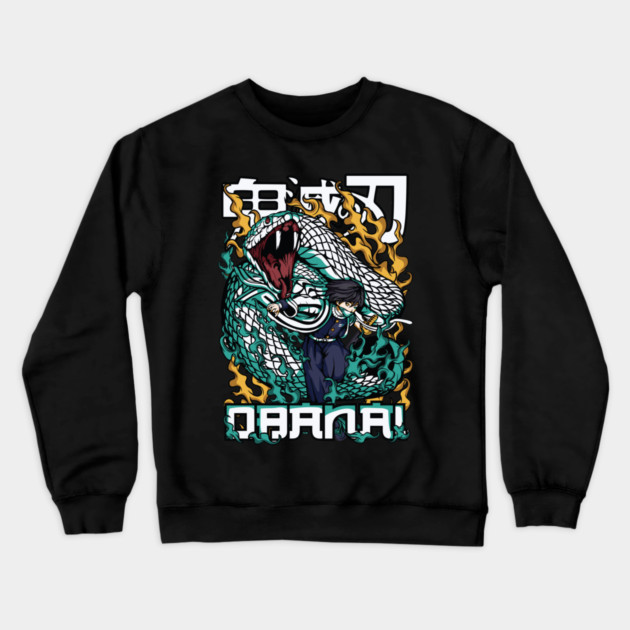 Demon Slayer - Obanai Iguro Crewneck Sweatshirt by Otaku Vibes