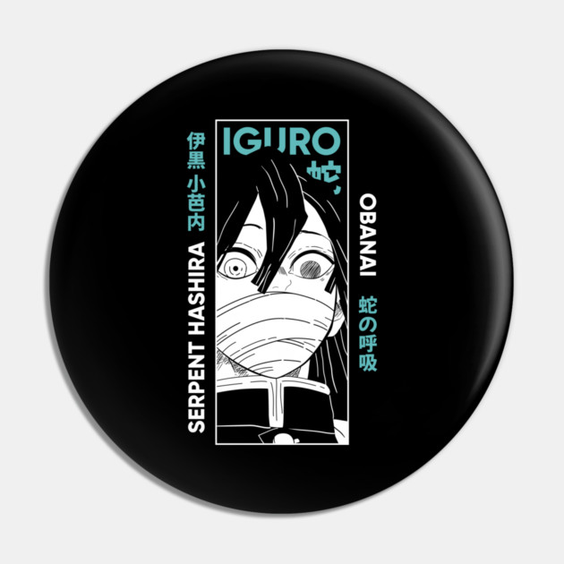 Obanai Iguro - Demon Slayer Pin by Otaku Vibes