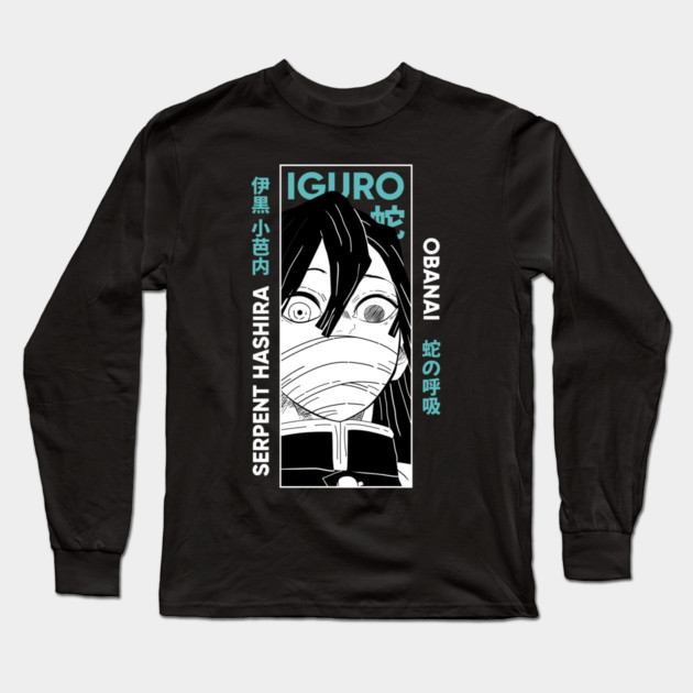 Obanai Iguro - Demon Slayer Long Sleeve T-Shirt by Otaku Vibes