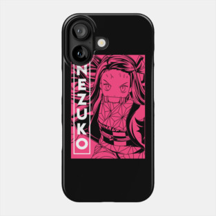 Demon Slayer Nezuko Anime Art Phone Case