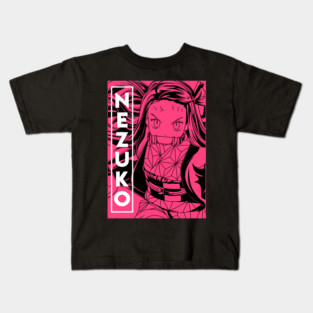 Demon Slayer Nezuko Anime Art Kids T-Shirt