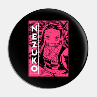 Demon Slayer Nezuko Anime Art Pin