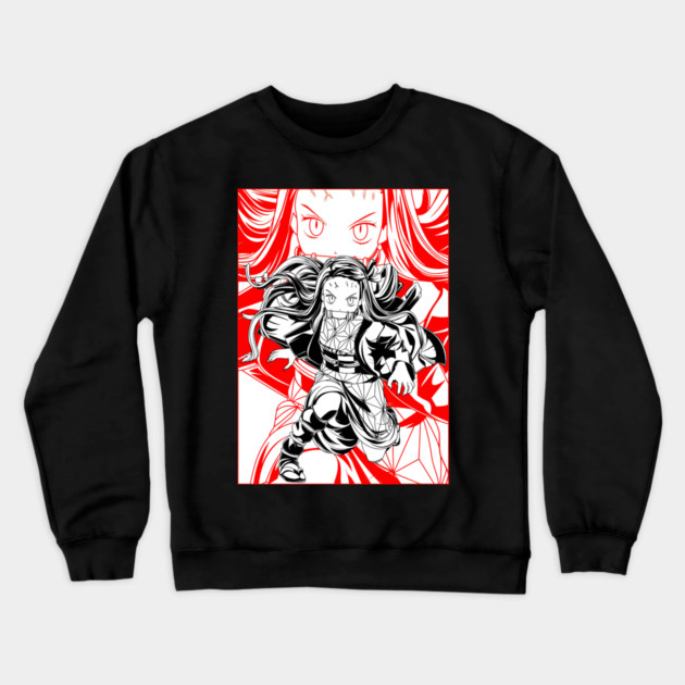 Demon Slayer - Kamado Nezuko Cool Design Crewneck Sweatshirt by Otaku Vibes