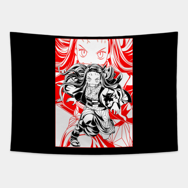 Demon Slayer - Kamado Nezuko Cool Design Tapestry by Otaku Vibes