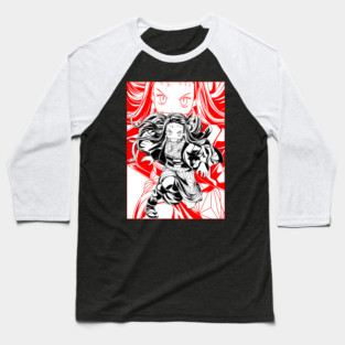 Demon Slayer - Kamado Nezuko Cool Design Baseball T-Shirt