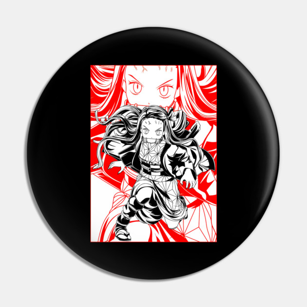 Demon Slayer - Kamado Nezuko Cool Design Pin by Otaku Vibes