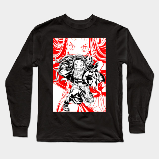 Demon Slayer - Kamado Nezuko Cool Design Long Sleeve T-Shirt by Otaku Vibes