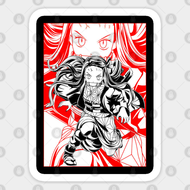 Demon Slayer - Kamado Nezuko Cool Design Sticker by Otaku Vibes