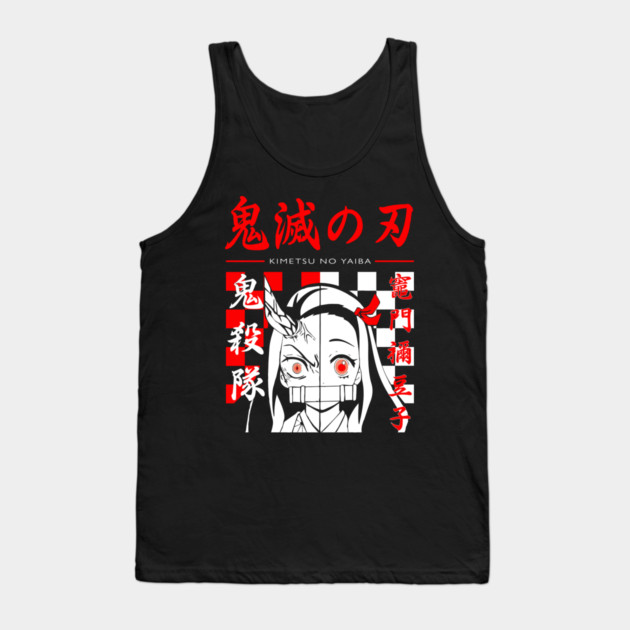 Kimetsu no Yaiba - Nezuko Half Half Tank Top by Otaku Vibes