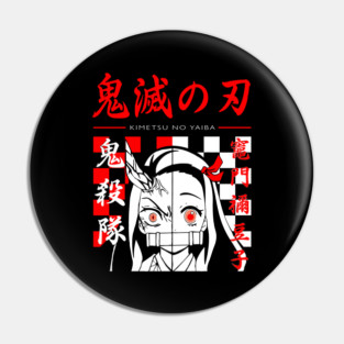 Kimetsu no Yaiba - Nezuko Half Half Pin