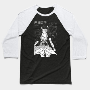 Kimetsu no Yaiba - Nezuko Black and White Baseball T-Shirt