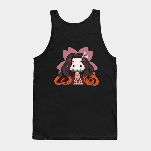 Chibi Nezuko - Kimetsu no Yaiba Tank Top by Otaku Vibes