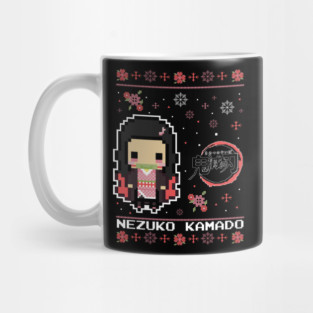 Chibi Nezuko Pixel Style - Kimetsu no Yaiba Mug
