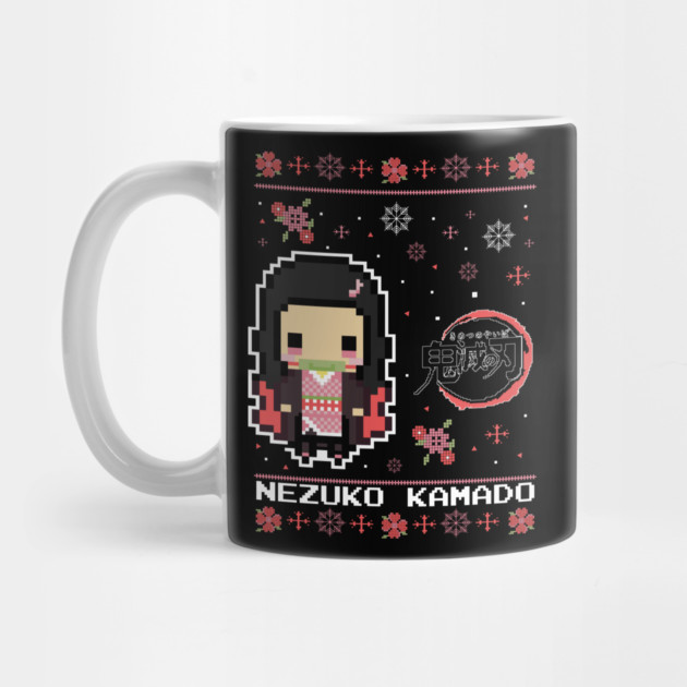 Chibi Nezuko Pixel Style - Kimetsu no Yaiba by Otaku Vibes
