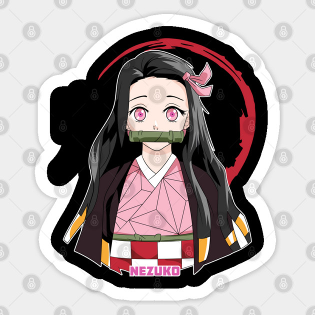Kimetsu no Yaiba - Cute Nezuko Sticker by Otaku Vibes