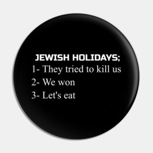 Jewish Joke Humor For Passover Pin
