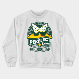 PEKELEC Lager – Beer from Hell Crewneck Sweatshirt