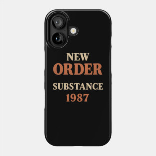 New Order Substance Phone Case